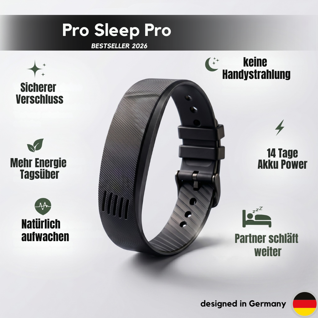 PRO-SLEEP PRO™ — Der erste Wecker, den man fühlt, statt hört.