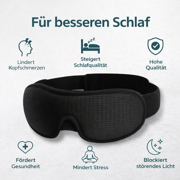 Deep-Blackout Schlafmaske